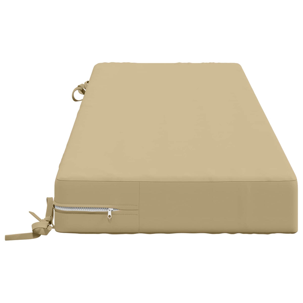 Seat Cushion SOEST 100% Polyester Beige 120 x 40 x 10 cm
