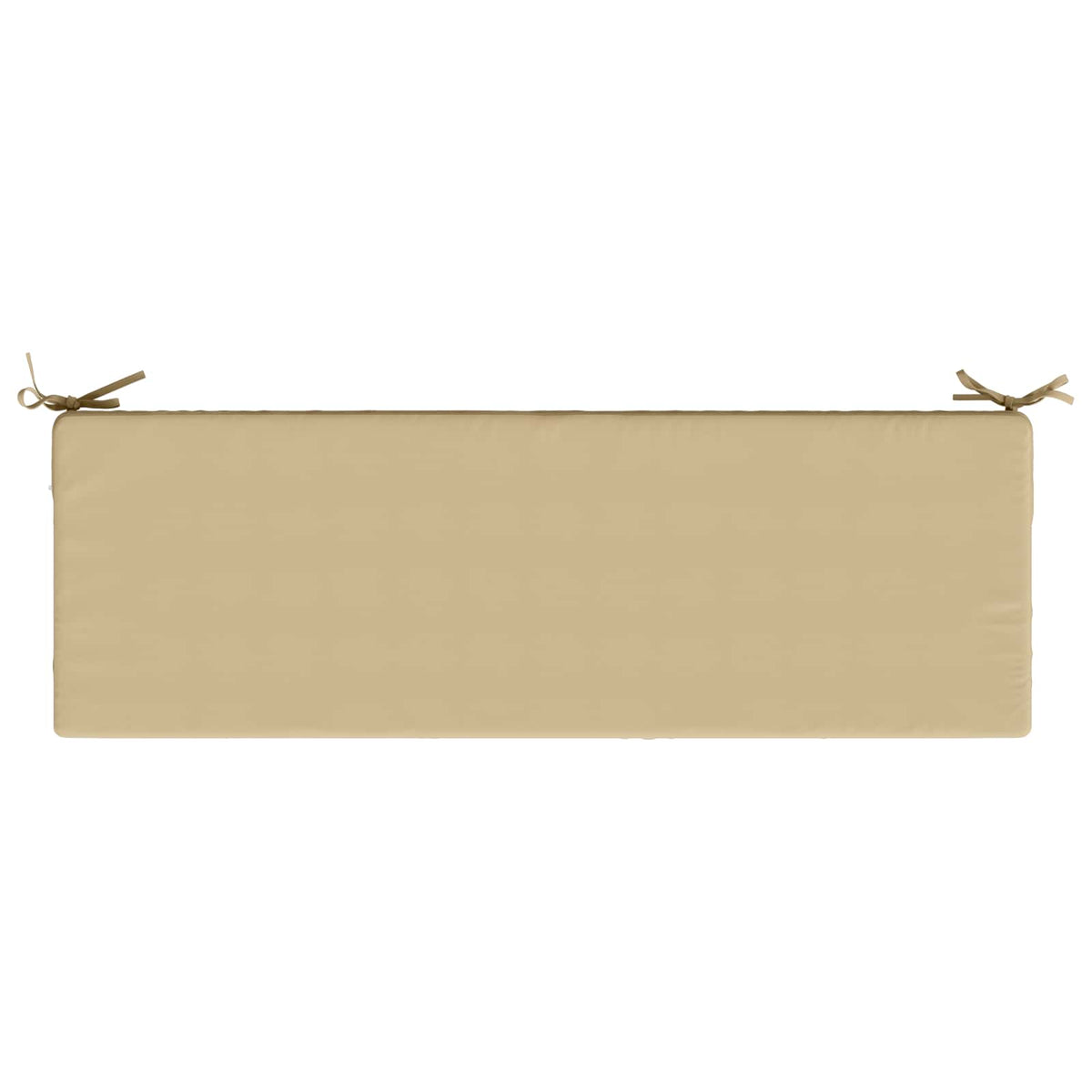 Seat Cushion SOEST 100% Polyester Beige 120 x 40 x 10 cm