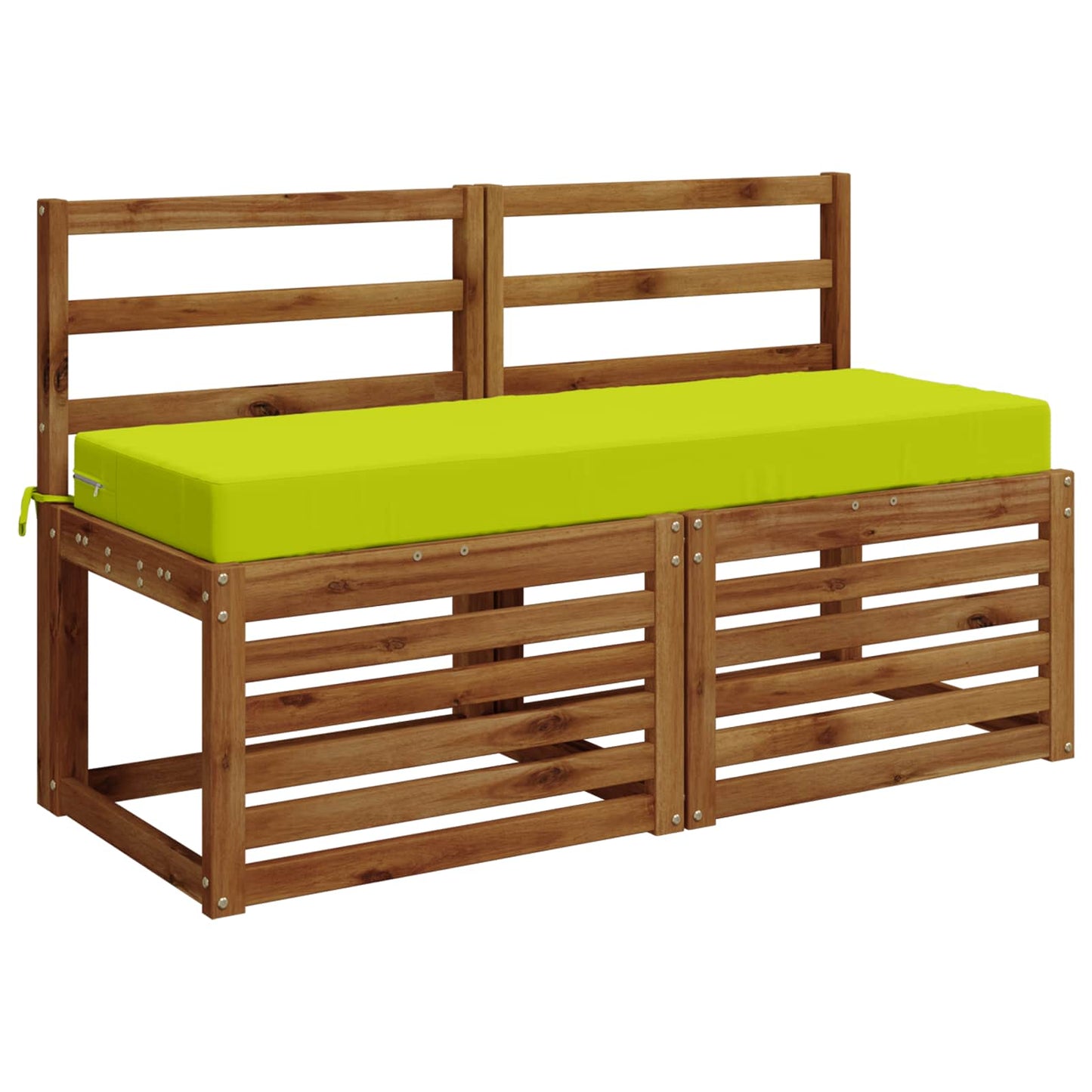 Seat Cushion SOEST 100% Polyester Bright Green 120 x 40 x 10 cm