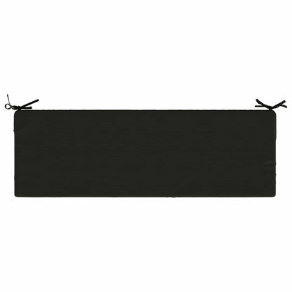Back Cushion SOEST 100% Polyester Black 120 x 40 x 10 cm