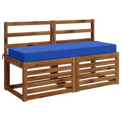 Seat Cushion SOEST 100% Polyester Royal Blue 120 x 40 x 10 cm