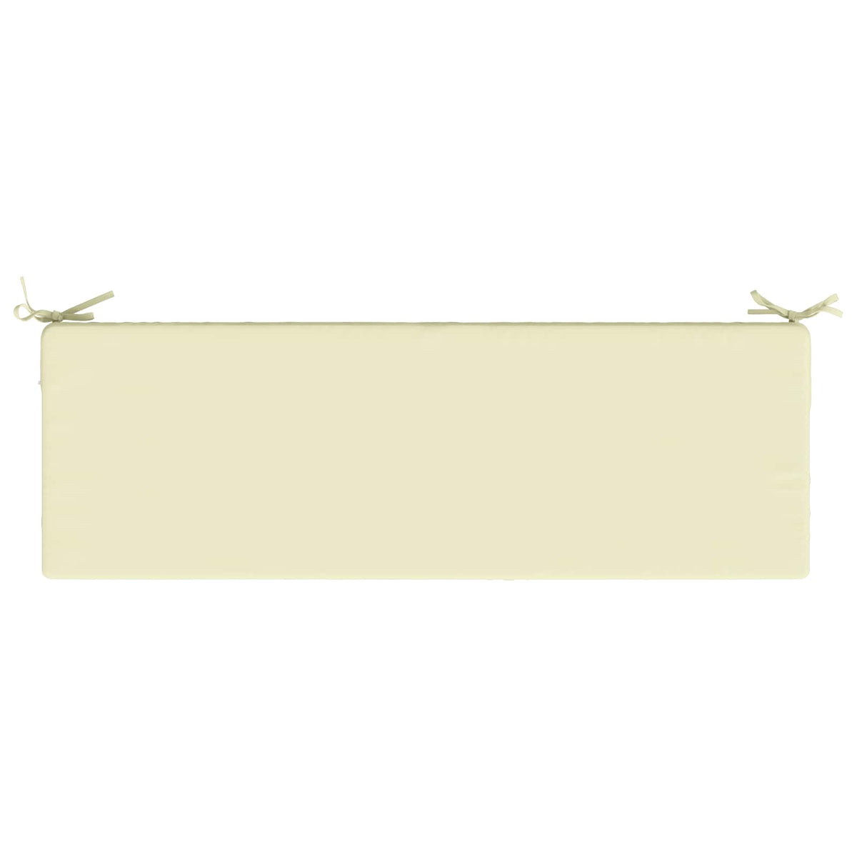 Seat Cushion SOEST 100% Polyester Cream 120 x 40 x 10 cm