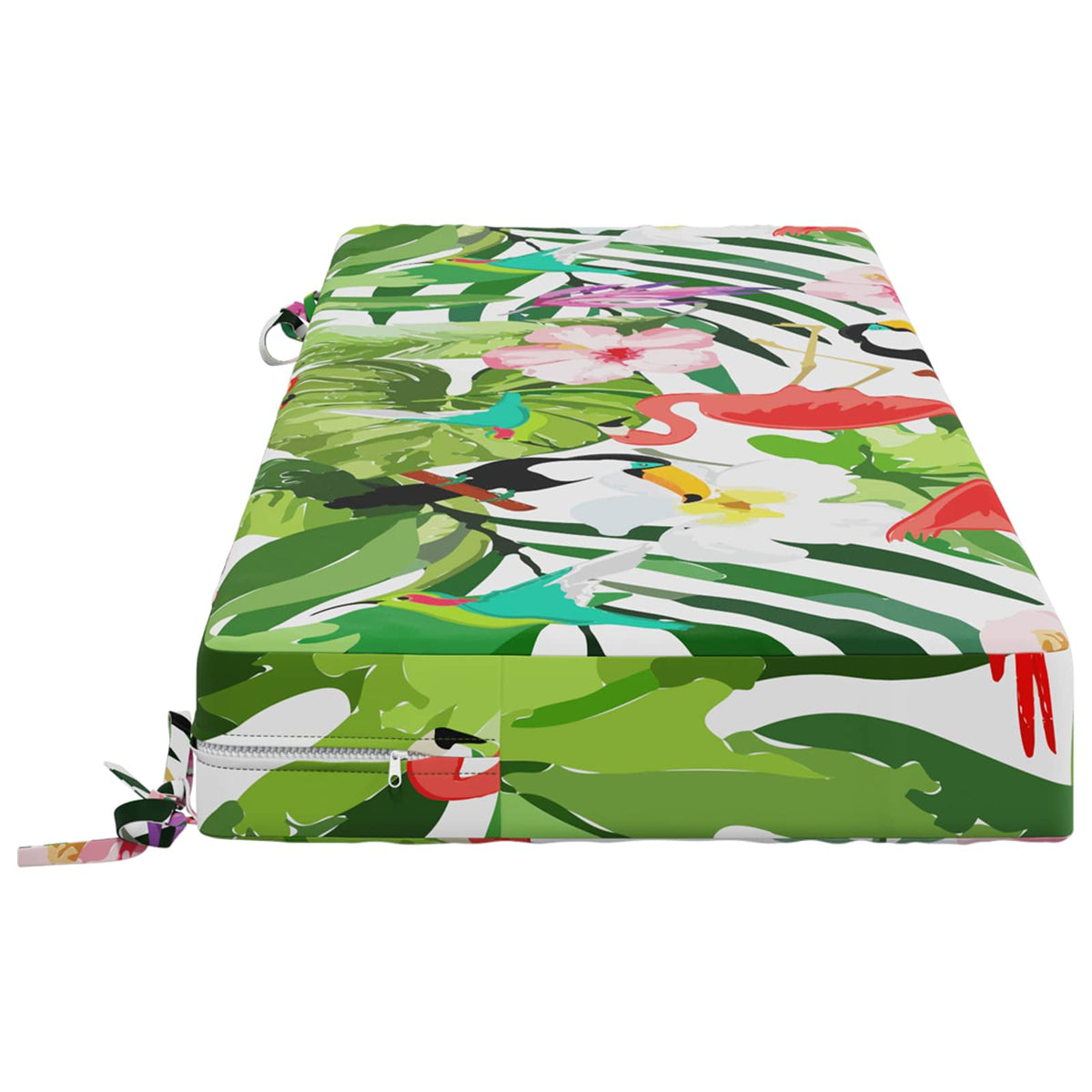 Seat Cushion SOEST 100% Polyester Multicolour 120 x 40 x 10 cm
