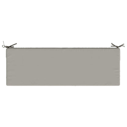 Seat Cushion SOEST 100% Polyester Grey 120 x 40 x 10 cm