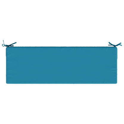 Seat Cushion SOEST 100% Polyester Light Blue 120 x 40 x 10 cm