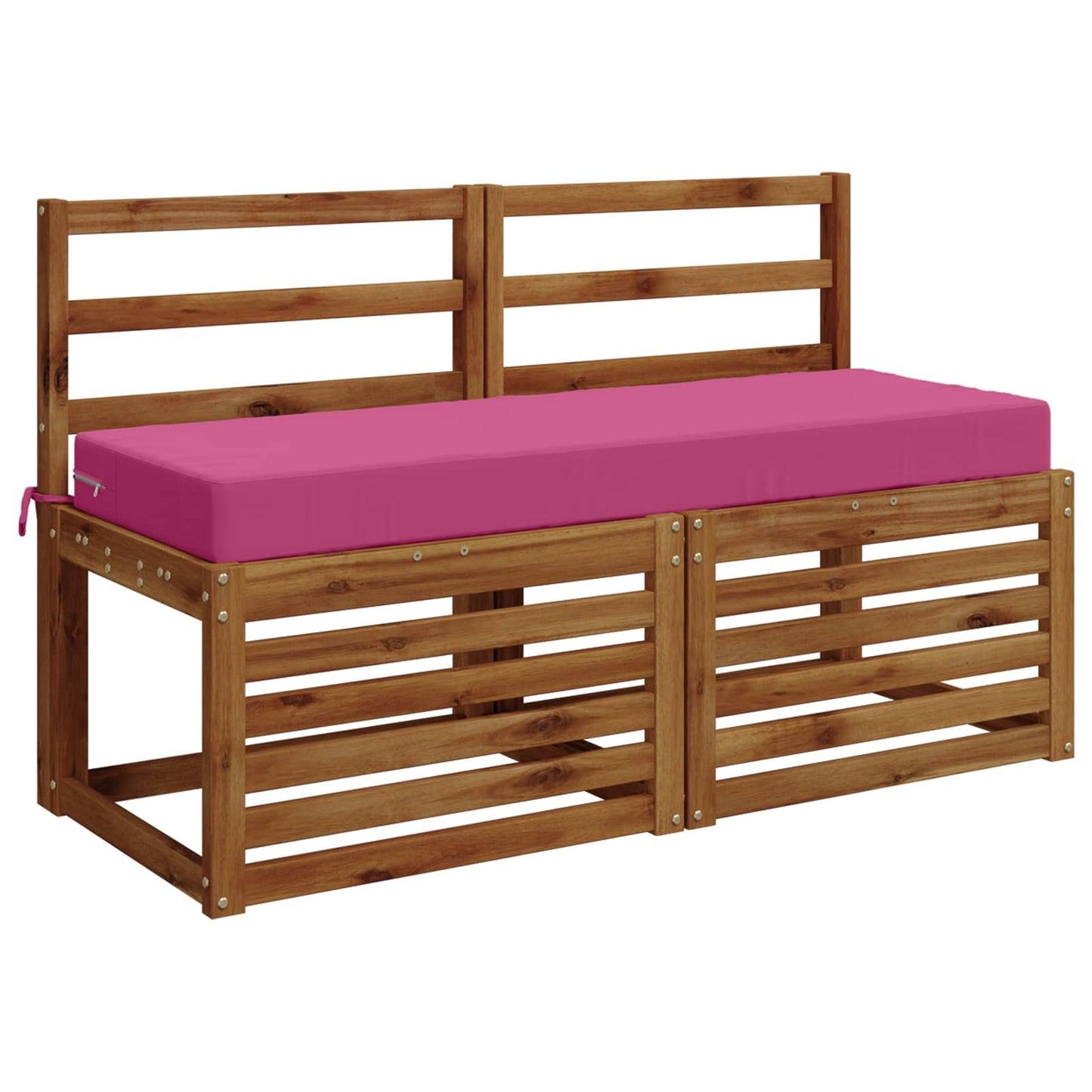 Seat Cushion SOEST 100% Polyester Pink 120 x 40 x 10 cm