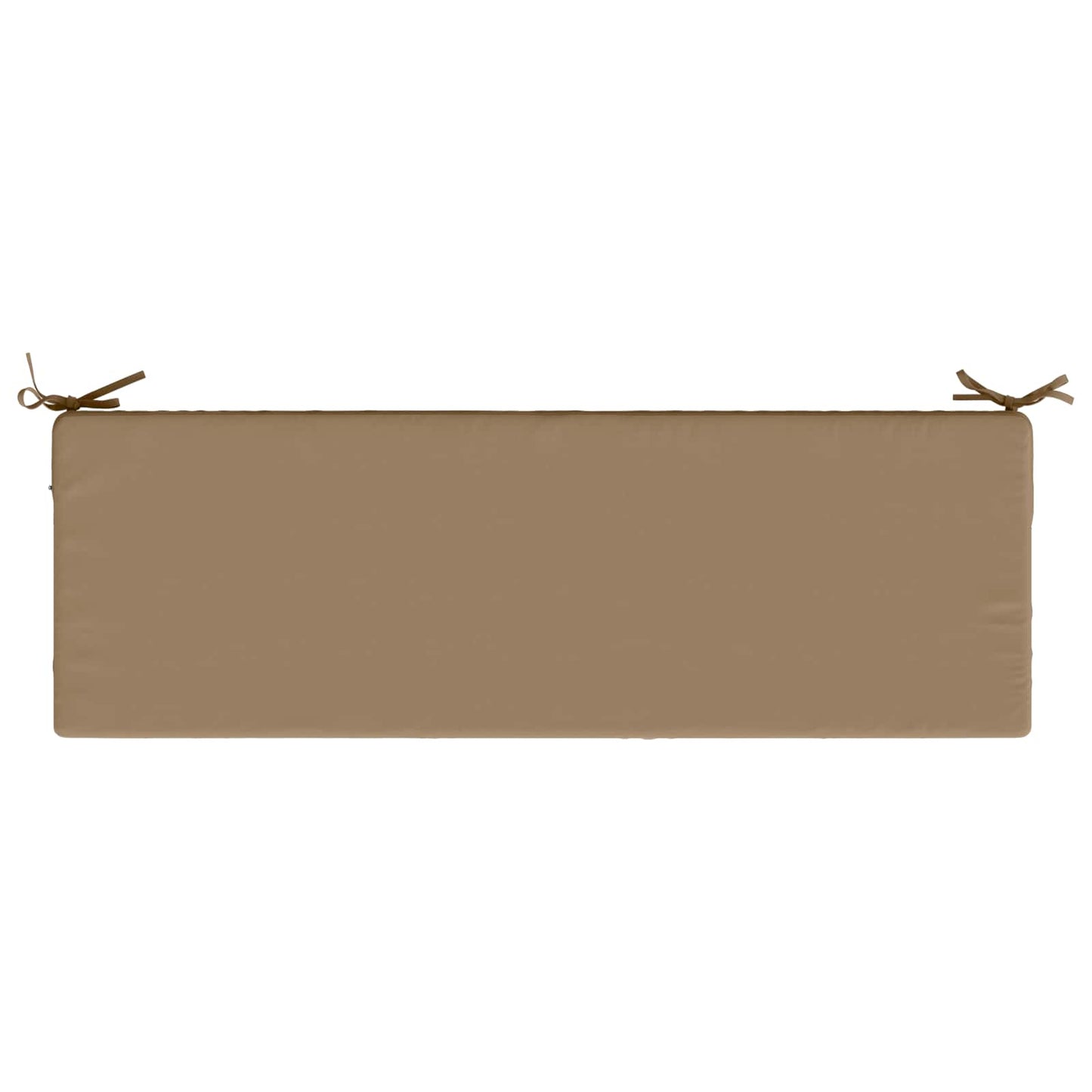 Seat Cushion SOEST 100% Polyester Taupe 120 x 40 x 10 cm