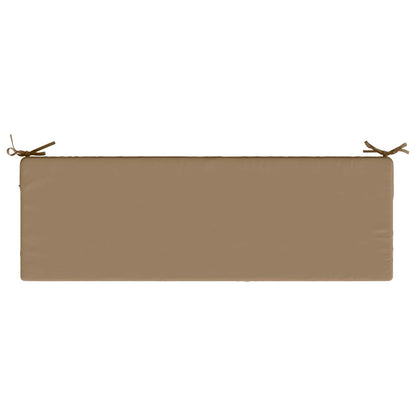 Seat Cushion SOEST 100% Polyester Taupe 120 x 40 x 10 cm