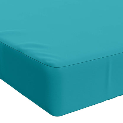 Seat Cushion SOEST 100% Polyester Turquoise 120 x 40 x 10 cm