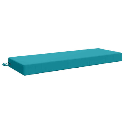 Seat Cushion SOEST 100% Polyester Turquoise 120 x 40 x 10 cm