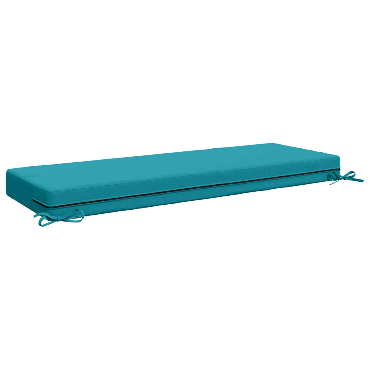 Seat Cushion SOEST 100% Polyester Turquoise 120 x 40 x 10 cm