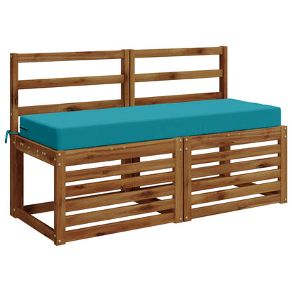 Seat Cushion SOEST 100% Polyester Turquoise 120 x 40 x 10 cm