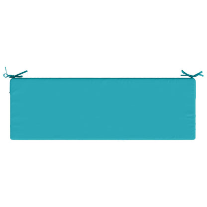 Seat Cushion SOEST 100% Polyester Turquoise 120 x 40 x 10 cm