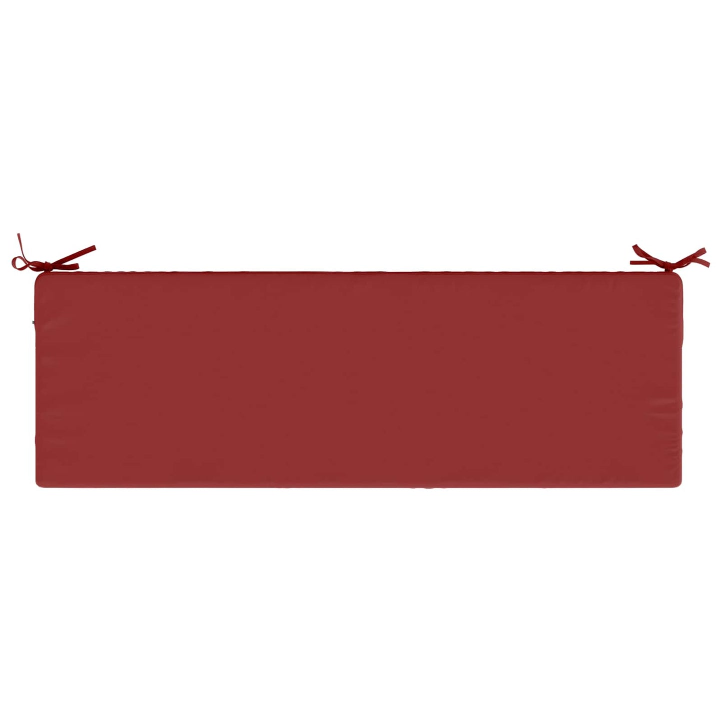 Seat Cushion SOEST 100% Polyester Wine Red 120 x 40 x 10 cm