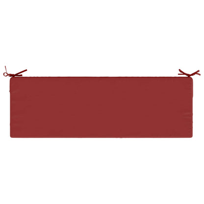 Seat Cushion SOEST 100% Polyester Wine Red 120 x 40 x 10 cm