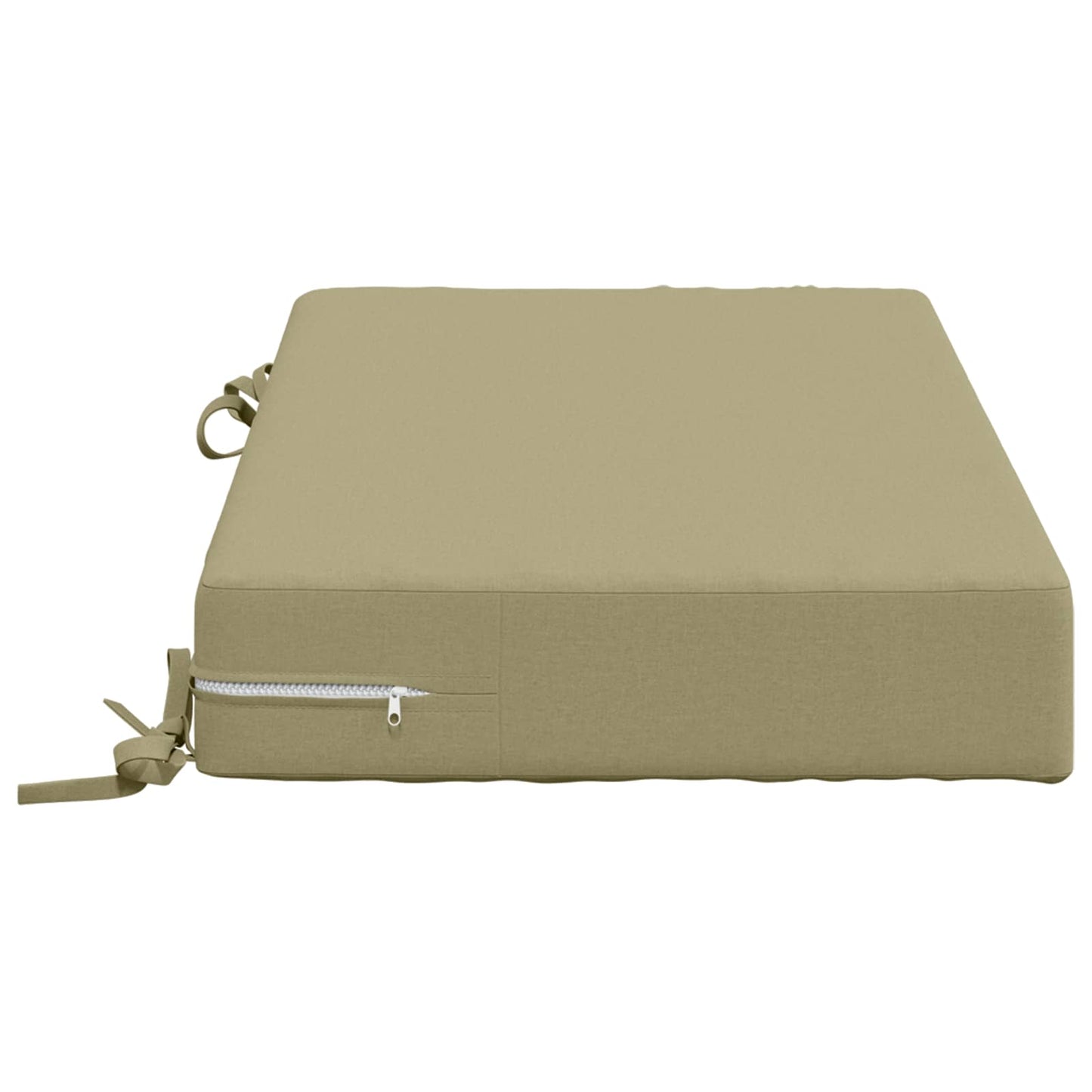 Seat Cushion SOEST 100% Polyester Light Green 70 x 40 x 10 cm