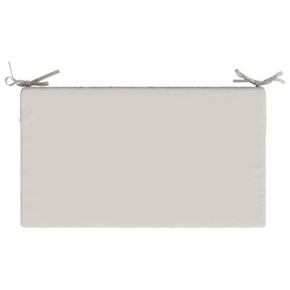 Seat Cushion SOEST 100% Polyester White 70 x 40 x 10 cm