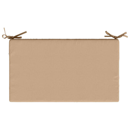 Seat Cushion SOEST 100% Polyester Sand 70 x 40 x 10 cm