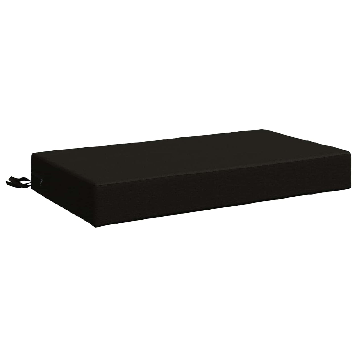 Seat Cushion SOEST 100% Polyester Black 70 x 40 x 10 cm