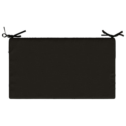 Seat Cushion SOEST 100% Polyester Black 70 x 40 x 10 cm