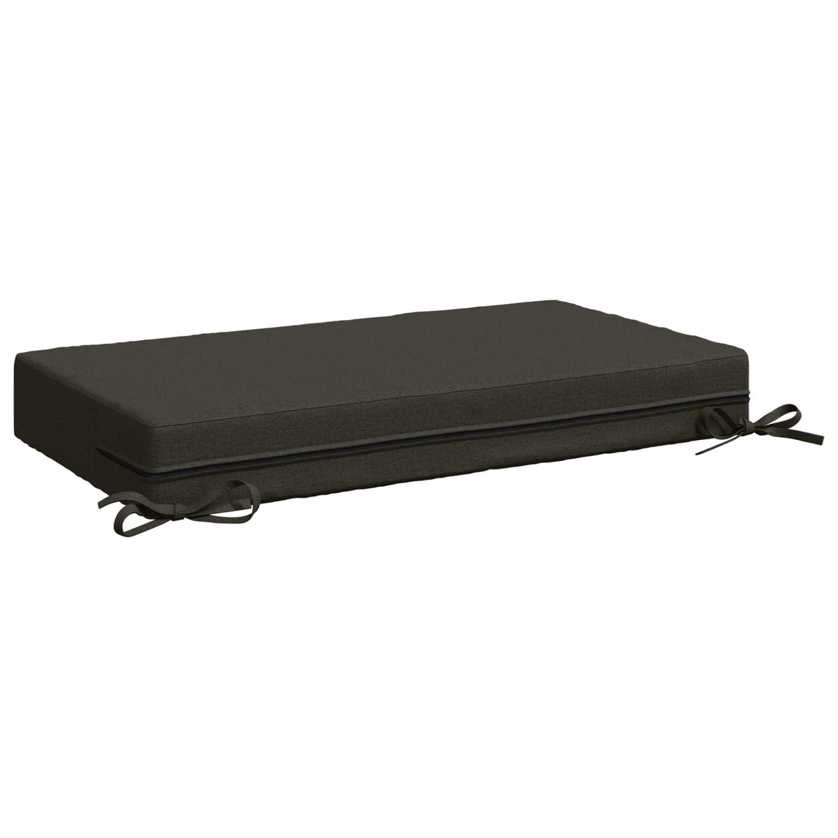 Seat Cushion SOEST 100% Polyester Anthracite 70 x 40 x 10 cm