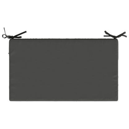 Seat Cushion SOEST 100% Polyester Anthracite 70 x 40 x 10 cm
