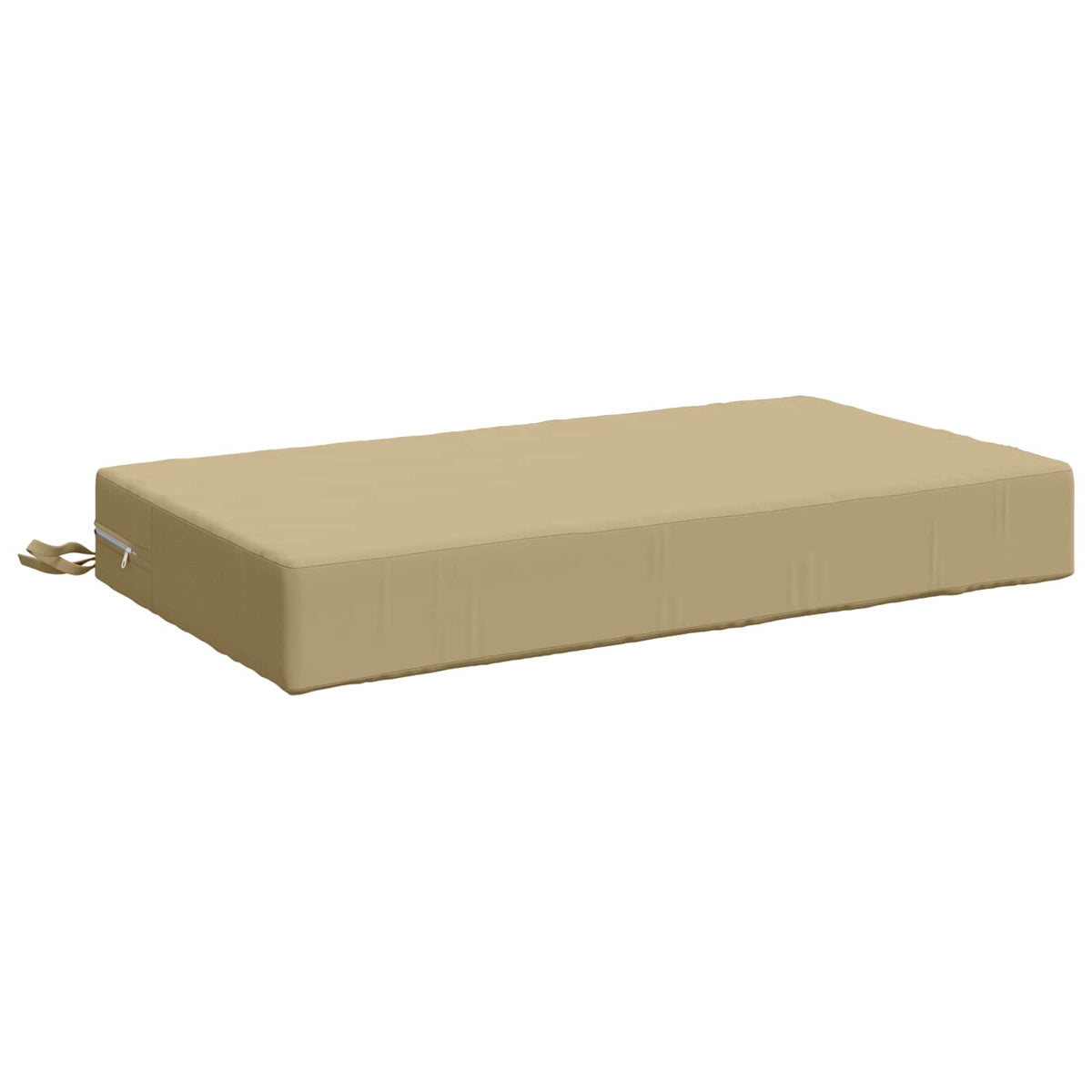 Seat Cushion SOEST 100% Polyester Beige 70 x 40 x 10 cm