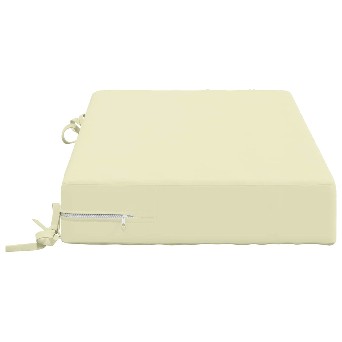Seat Cushion SOEST 100% Polyester Cream 70 x 40 x 10 cm