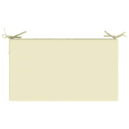 Seat Cushion SOEST 100% Polyester Cream 70 x 40 x 10 cm
