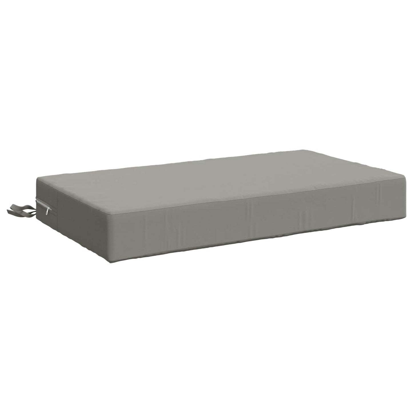 Seat Cushion SOEST 100% Polyester Grey 70 x 40 x 10 cm