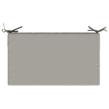 Seat Cushion SOEST 100% Polyester Grey 70 x 40 x 10 cm