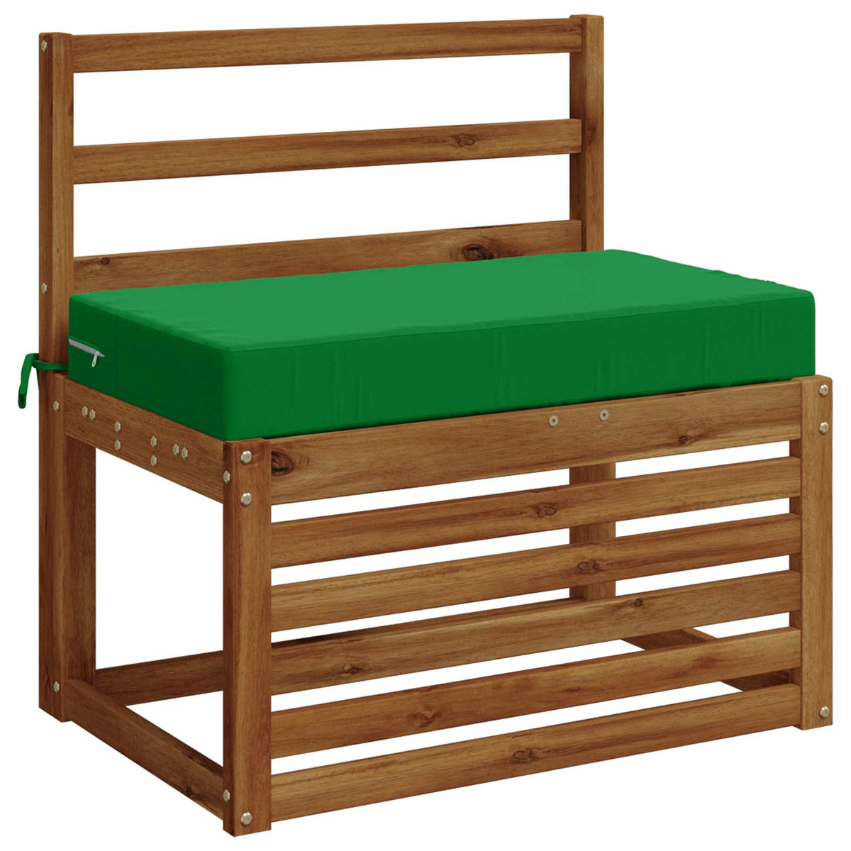 Seat Cushion SOEST 100% Polyester Green 70 x 40 x 10 cm