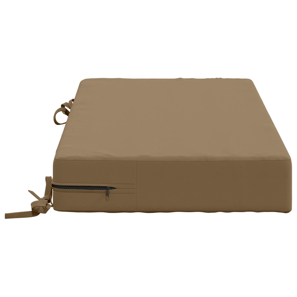 Seat Cushion SOEST 100% Polyester Taupe 70 x 40 x 10 cm