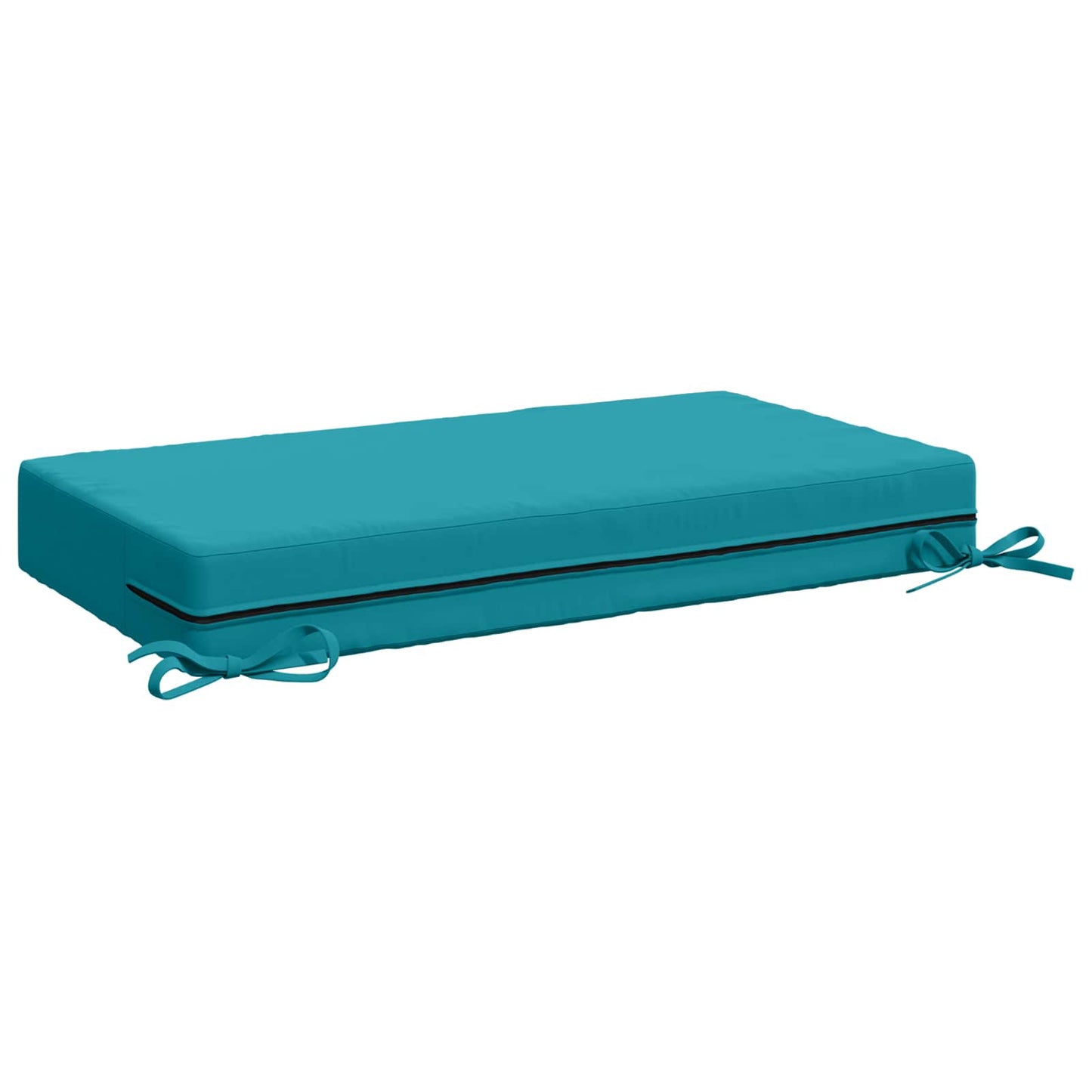 Seat Cushion SOEST 100% Polyester Turquoise 70 x 40 x 10 cm