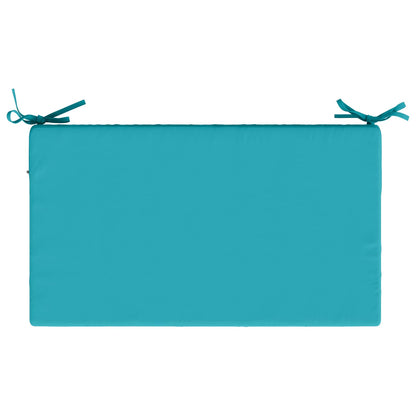 Seat Cushion SOEST 100% Polyester Turquoise 70 x 40 x 10 cm