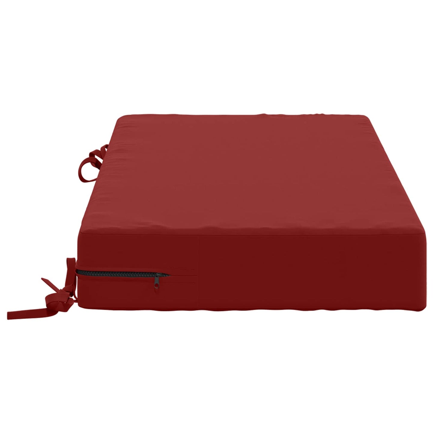 Seat Cushion SOEST 100% Polyester Wine Red 70 x 40 x 10 cm