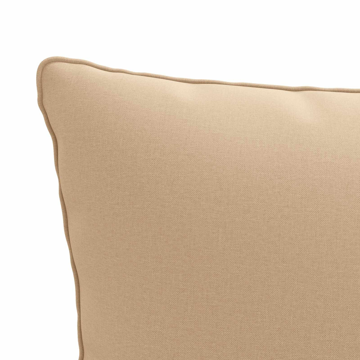1-Piece Back Cushion PUTTEN 100% Polyester Sand 50 x 40 x 15 cm