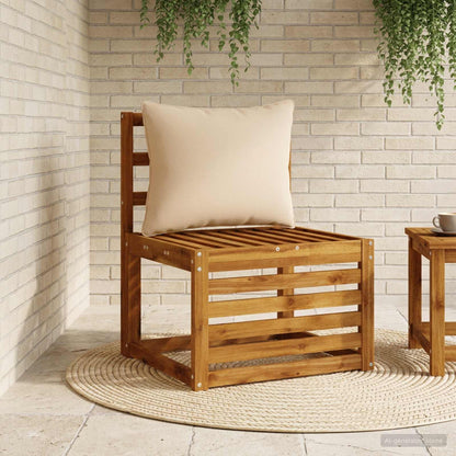 1-Piece Back Cushion PUTTEN 100% Polyester Sand 60 x 40 x 15 cm