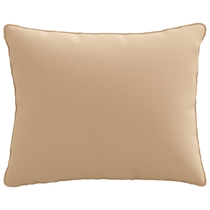 1-Piece Back Cushion PUTTEN 100% Polyester Sand 50 x 40 x 15 cm
