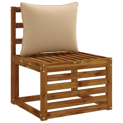 1-Piece Back Cushion PUTTEN 100% Polyester Sand 50 x 40 x 15 cm