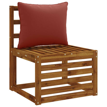 1-Piece Back Cushion PUTTEN 100% Polyester Red 50 x 40 x 15 cm