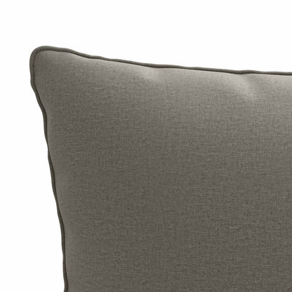 1-Piece Back Cushion PUTTEN 100% Polyester Grey 50 x 40 x 15 cm