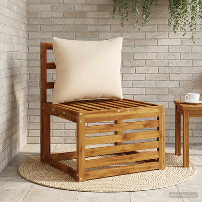 1-Piece Back Cushion PUTTEN 100% Polyester Cream