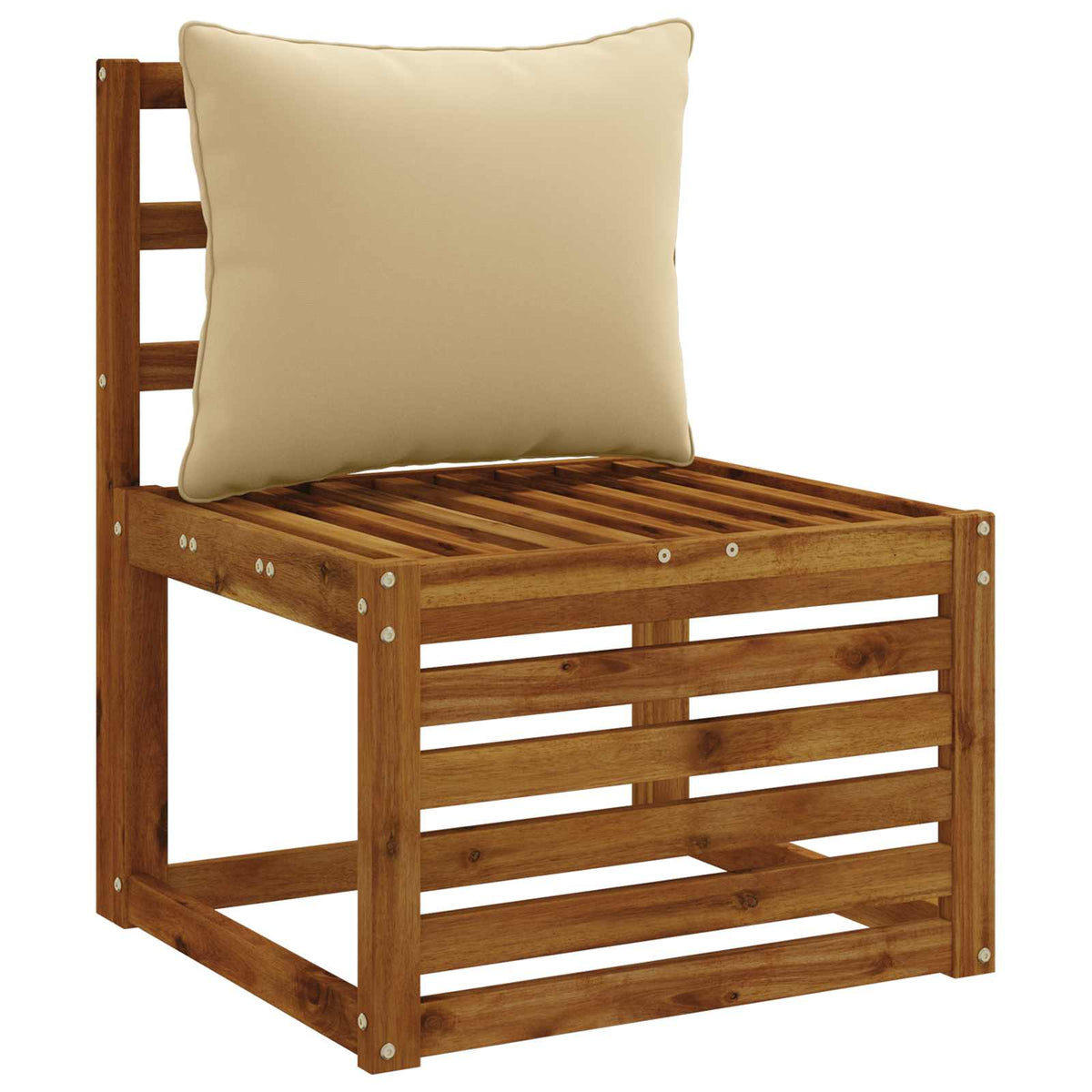 1-Piece Back Cushion PUTTEN 100% Polyester Beige