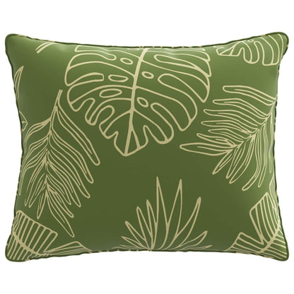 1-Piece Back Cushion PUTTEN 100% Polyester Leaf Design