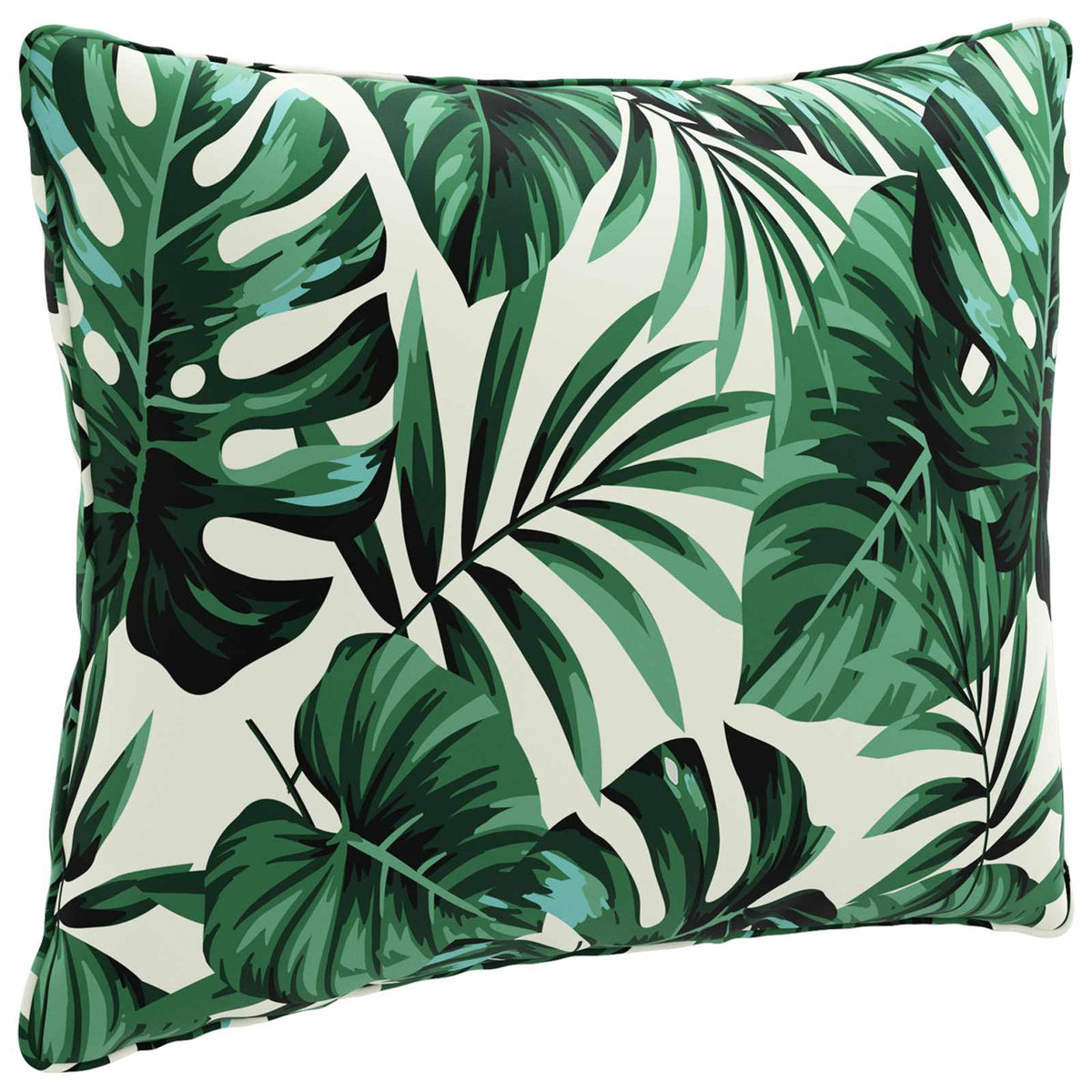 1-Piece Back Cushion PUTTEN 100% Polyester Leaf Pattern