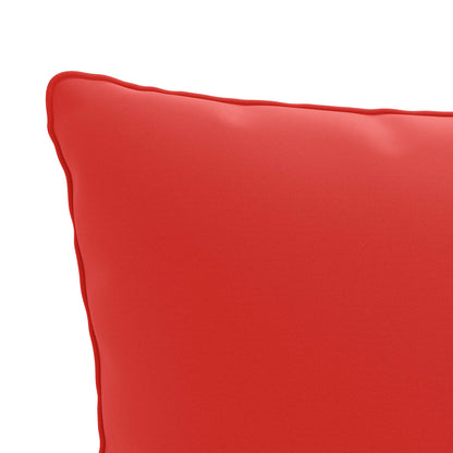 1-Piece Back Cushion PUTTEN 100% Polyester Red 50 x 40 x 15 cm