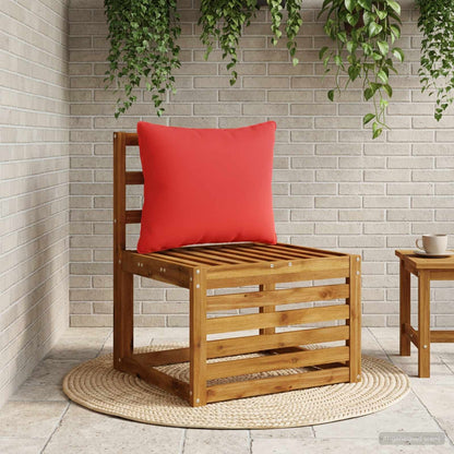 1-Piece Back Cushion PUTTEN 100% Polyester Red 50 x 40 x 15 cm