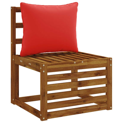 1-Piece Back Cushion PUTTEN 100% Polyester Red 50 x 40 x 15 cm