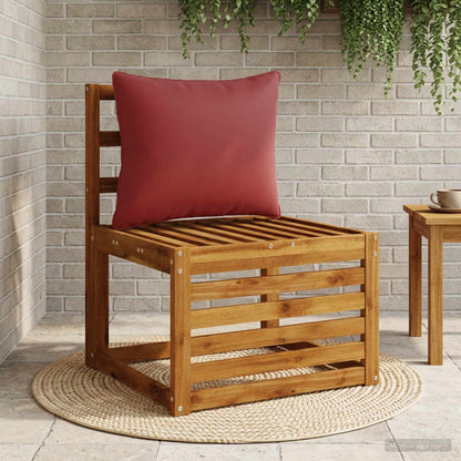 1-Piece Back Cushion PUTTEN 100% Polyester Wine Red